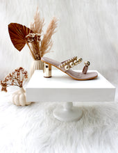 Load image into Gallery viewer, Cleopatra Beige Heels