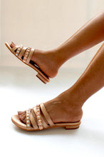 Load image into Gallery viewer, Zinnia Rose Gold Sandals