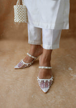 Load image into Gallery viewer, Beetle White Heels