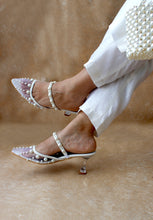 Load image into Gallery viewer, Beetle White Heels