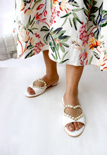 Load image into Gallery viewer, Cora White Sandals