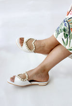 Load image into Gallery viewer, Cora White Sandals