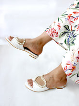 Load image into Gallery viewer, Cora White Sandals