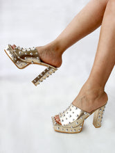 Load image into Gallery viewer, Gloria Studded Heels