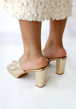 Load image into Gallery viewer, Gloria Gold Heels