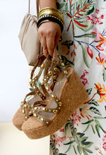 Load image into Gallery viewer, Ella Taupe Wedge