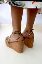 Load image into Gallery viewer, Ella Taupe Wedge