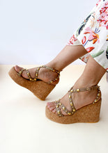 Load image into Gallery viewer, Ella Taupe Wedge