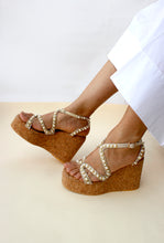 Load image into Gallery viewer, Ella Cream Wedge