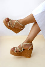 Load image into Gallery viewer, Ella Cream Wedge