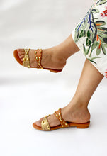Load image into Gallery viewer, Eirini Tan Sandals