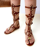 Load image into Gallery viewer, Cassia Tan Sandals