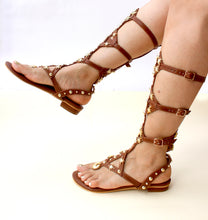 Load image into Gallery viewer, Cassia Tan Sandals