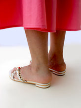 Load image into Gallery viewer, Poppy 2.0 White Sliders