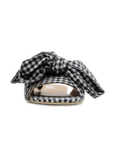 Load image into Gallery viewer, Gingham Black Bow-Tie