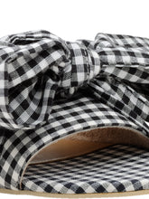 Load image into Gallery viewer, Gingham Black Bow-Tie