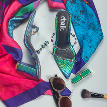 Load image into Gallery viewer, Glow Mermaid Block Heels