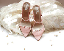 Load image into Gallery viewer, Glow Pink Block Heels