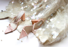 Load image into Gallery viewer, Glow Pink Block Heels