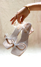 Load image into Gallery viewer, Lexi Double-bow Heels Rose
