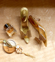 Load image into Gallery viewer, Crystal Gold Bow