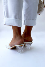 Load image into Gallery viewer, White Camellia Heels