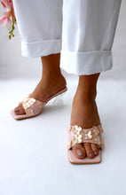 Load image into Gallery viewer, Pink Camellia Heels