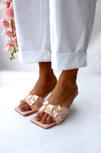 Load image into Gallery viewer, Pink Camellia Heels