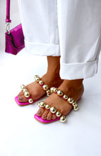 Load image into Gallery viewer, Penelope Pink Sliders