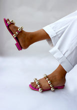 Load image into Gallery viewer, Penelope Pink Sliders