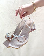 Load and play video in Gallery viewer, Lexi Double-bow Heels Rose