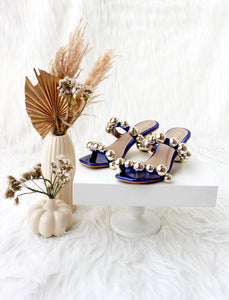 Penelope Blue Heels