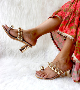 Cleopatra Beige Heels