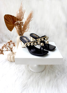 Cleopatra Black Heels