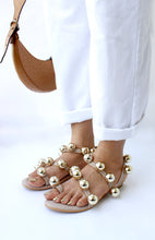 Load image into Gallery viewer, Theo Beige Sandals
