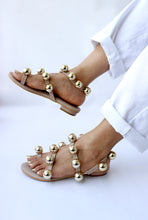 Load image into Gallery viewer, Theo Beige Sandals
