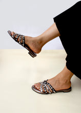 Load image into Gallery viewer, Manon Gunmetal Sliders
