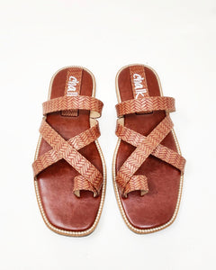 Zeus Tan Sandals